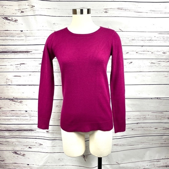 Galeries Lafayette Magenta Sweater